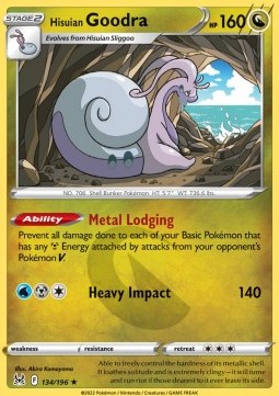 Hisuian Goodra - Lost Origin (Holo Rare) [LOR-134]