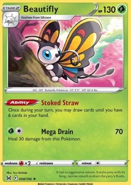 Beautifly - Lost Origin (Holo Rare) [LOR-008]