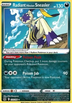 Radiant Hisuian Sneasler - Lost Origin (Ultra Rare) [LOR-123]