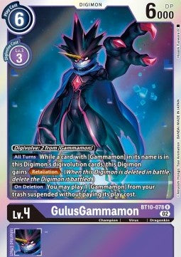 GulusGammamon (BT10-078) - Xros Encounter (Rare) [BT-10-078]