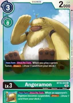 Angoramon (BT10-044) (V.1) - Xros Encounter (Rare) [BT-10-044]
