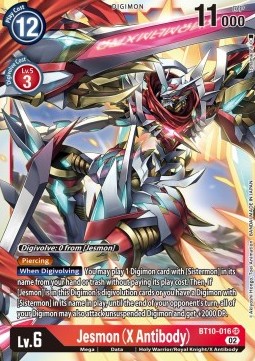 Jesmon (X Antibody) (BT10-016) - Xros Encounter (Super Rare) [BT-10-016]