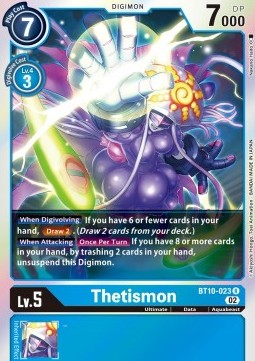 Thetismon (BT10-023) (V.1) - Xros Encounter (Rare) [BT-10-023]
