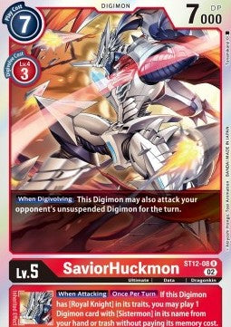 SaviorHuckmon (ST12-08) - Starter Deck: Jesmon (Rare) [ST-12-08]