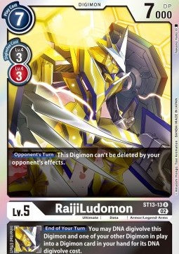 RaijiLudomon (ST13-13) - Starter Deck: RagnaLoardmon (Rare) [ST-13-13]