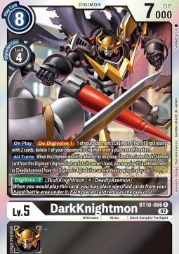 DarkKnightmon (BT10-066) - Xros Encounter (Rare) [BT-10-066]