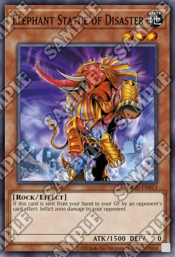 Elephant Statue of Disaster - OTS Tournament Pack 20 (Common) [OP20-013]