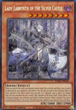 Lady Labrynth of the Silver Castle (V.1 - Secret Rare) - Darkwing Blast (Secret Rare) [DABL-030]