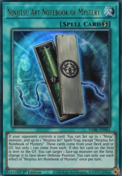 Ninjitsu Art Notebook of Mystery - Darkwing Blast (Ultra Rare) [DABL-061]