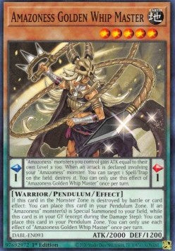 Amazoness Golden Whip Master - Darkwing Blast (Common) [DABL-093]