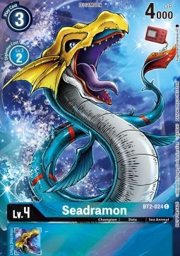 Seadramon (BT2-024) - Promos: Xros Encounter (Alternative Art) [BT-10P-BT2-024]