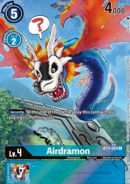 Airdramon (BT3-024) - Promos: Xros Encounter (Alternative Art) [BT-10P-BT3-024]