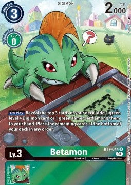 Betamon (BT7-044) - Promos: Xros Encounter (Alternative Art) [BT-10P-BT7-044]