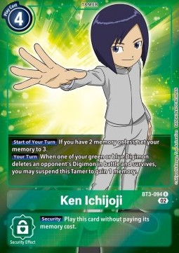 Ken Ichijoji (BT3-094) - Promos: Starter Deck (Alternative Art) [SDP-BT3-094]