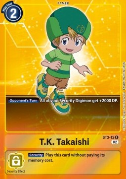 T.K. Takaishi (ST3-12) - Promos: Starter Deck (Alternative Art) [SDP-ST3-12]