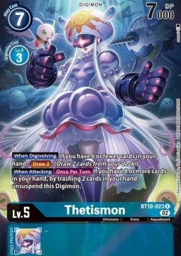 Thetismon (BT10-023) (V.2) - Xros Encounter (Alternative Art) [BT-10-023]