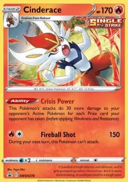 Cinderace - SWSH Black Star Promos (Promo) [SWSH-278]