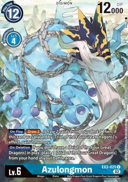 Azulongmon (EX3-025) (V.2) - Draconic Roar (Alternative Art) [EX-03-025]