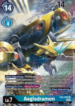 Aegisdramon (EX3-026) (V.2) - Draconic Roar (Alternative Art) [EX-03-026]
