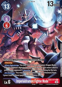 Imperialdramon: Fighter Mode (EX3-073) (V.2) - Draconic Roar (Alternative Art) [EX-03-073]