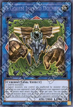 G Golem Invalid Dolmen - Battles of Legend: Crystal Revenge (Secret Rare) [BLCR-044]