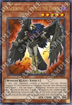 Blackwing - Sirocco the Dawn - Battles of Legend: Crystal Revenge (Ultra Rare) [BLCR-058]