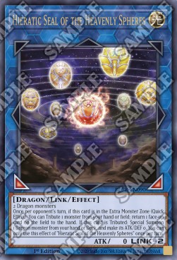 Hieratic Seal of the Heavenly Spheres - Battles of Legend: Crystal Revenge (Ultra Rare) [BLCR-090]