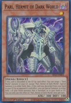 Parl, Hermit of Dark World - Structure Deck: Dark World (Super Rare) [SR13-003]