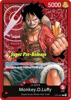 Monkey.D.Luffy (ST01-001) (V.2) - Starter Deck: Straw Hat Crew (Leader) [ST01-001]
