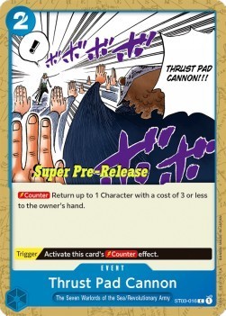 Thrust Pad Cannon (ST03-016) (V.2) - Starter Deck: The Seven Warlords of the Sea (Common) [ST-03-016]