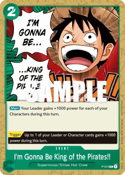 I'm Gonna Be King of the Pirates!! (P-024) - Promos (Promo) [P-024]