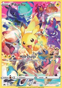 Pikachu - Crown Zenith (Secret Rare) [CRZ-160]