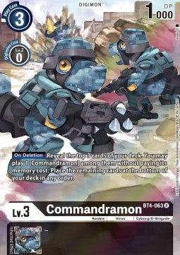 Commandramon (BT4-063) - Promos: Dimensional Phase (Alternative Art) [BT-11P-BT4-063]