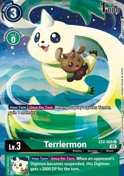 Terriermon (EX2-025) - Promos: Dimensional Phase (Alternative Art) [BT-11P-EX2-025]