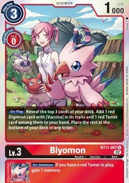 Biyomon (BT11-007) - Dimensional Phase (Rare) [BT-11-007]