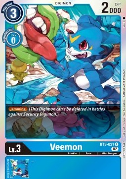 Veemon (BT3-021) (V.1) - Official Tournament Pack Events (Alternative Art) [OTPE-BT3-021]