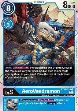 AeroVeedramon (BT11-029) - Dimensional Phase (Rare) [BT-11-029]