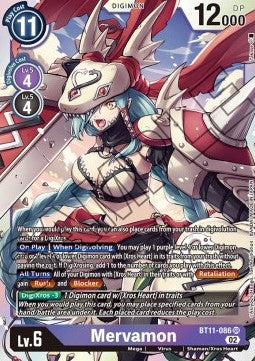 Mervamon (BT11-086) (V.1) - Dimensional Phase (Super Rare) [BT-11-086]