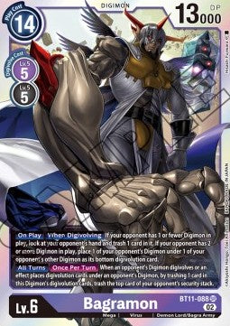 Bagramon (BT11-088) (V.1) - Dimensional Phase (Super Rare) [BT-11-088]