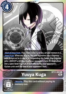 Yuuya Kuga (BT11-093) (V.1) - Dimensional Phase (Rare) [BT-11-093]