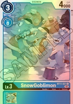 SnowGoblimon (BT11-021) (V.2) - Dimensional Phase (Common) [BT-11-021]