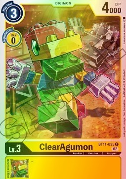 ClearAgumon (BT11-035) (V.2) - Dimensional Phase (Common) [BT-11-035]