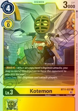 Kotemon (BT11-037) (V.2) - Dimensional Phase (Common) [BT-11-037]