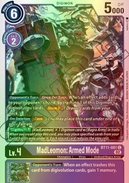 MadLeomon: Armed Mode (BT11-081) (V.2) - Dimensional Phase (Common) [BT-11-081]