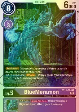 BlueMeramon (BT11-084) (V.2) - Dimensional Phase (Common) [BT-11-084]