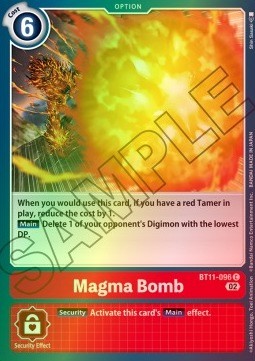 Magma Bomb (BT11-096) (V.2) - Dimensional Phase (Common) [BT-11-096]