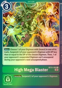 High Mega Blaster (BT11-102) (V.2) - Dimensional Phase (Common) [BT-11-102]