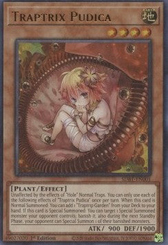 Traptrix Pudica - Structure Deck: Beware of Traptrix (Ultra Rare) [SDBT-001]