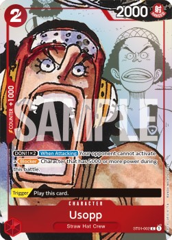 Usopp (ST01-002) (V.1) - Premium Bandai Products (Common) [PB-XX-002]
