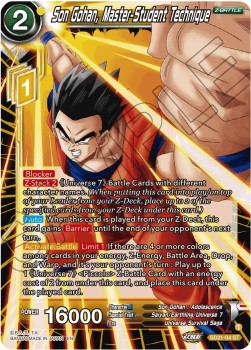 Son Gohan, Master-Student Technique - Starter Deck: Ultimate Awakened Power (Starter Rare) [SD21-04]